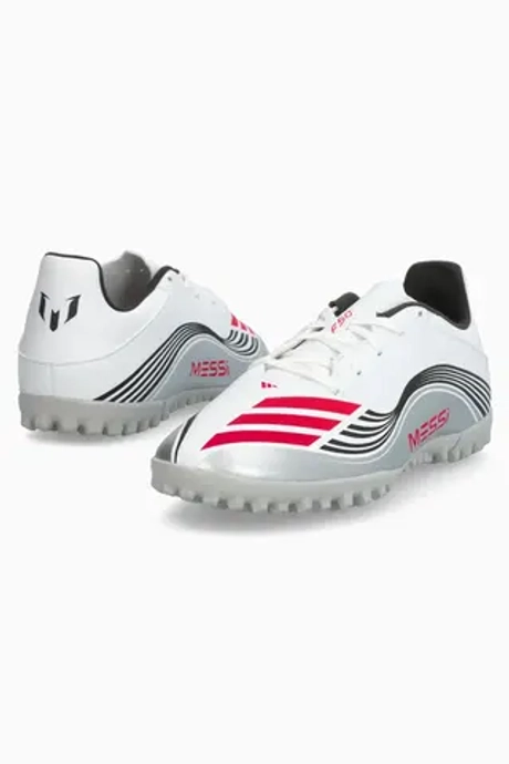 Сороконожки adidas F50 Club Messi TF - серебряный