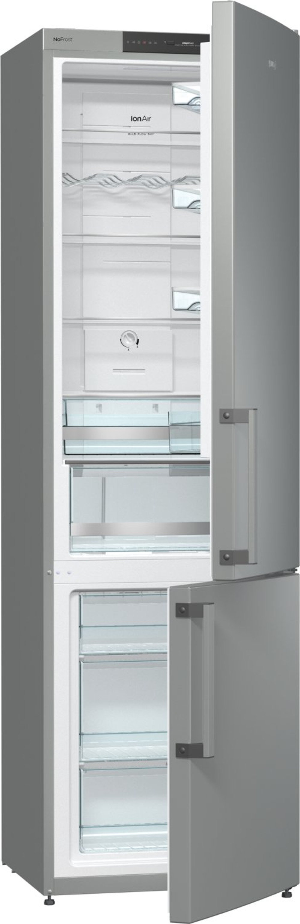 Отдельностоящий двухкамерный холодильник Gorenje NRK 6201 JX