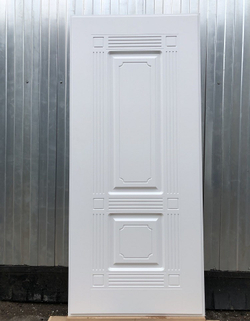 Входная металлическая дверь RеX (РЕКС) Премиум 3К Венге (Гладиатор)/ ФЛ-2 Белый матовый