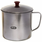 Кружка из металла с крышкой d13см 1200 мл