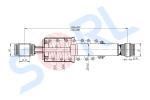 Амортизатор кабины пружинный 280/368, O/O 35x46/14x50 MB (CB0251) SORL