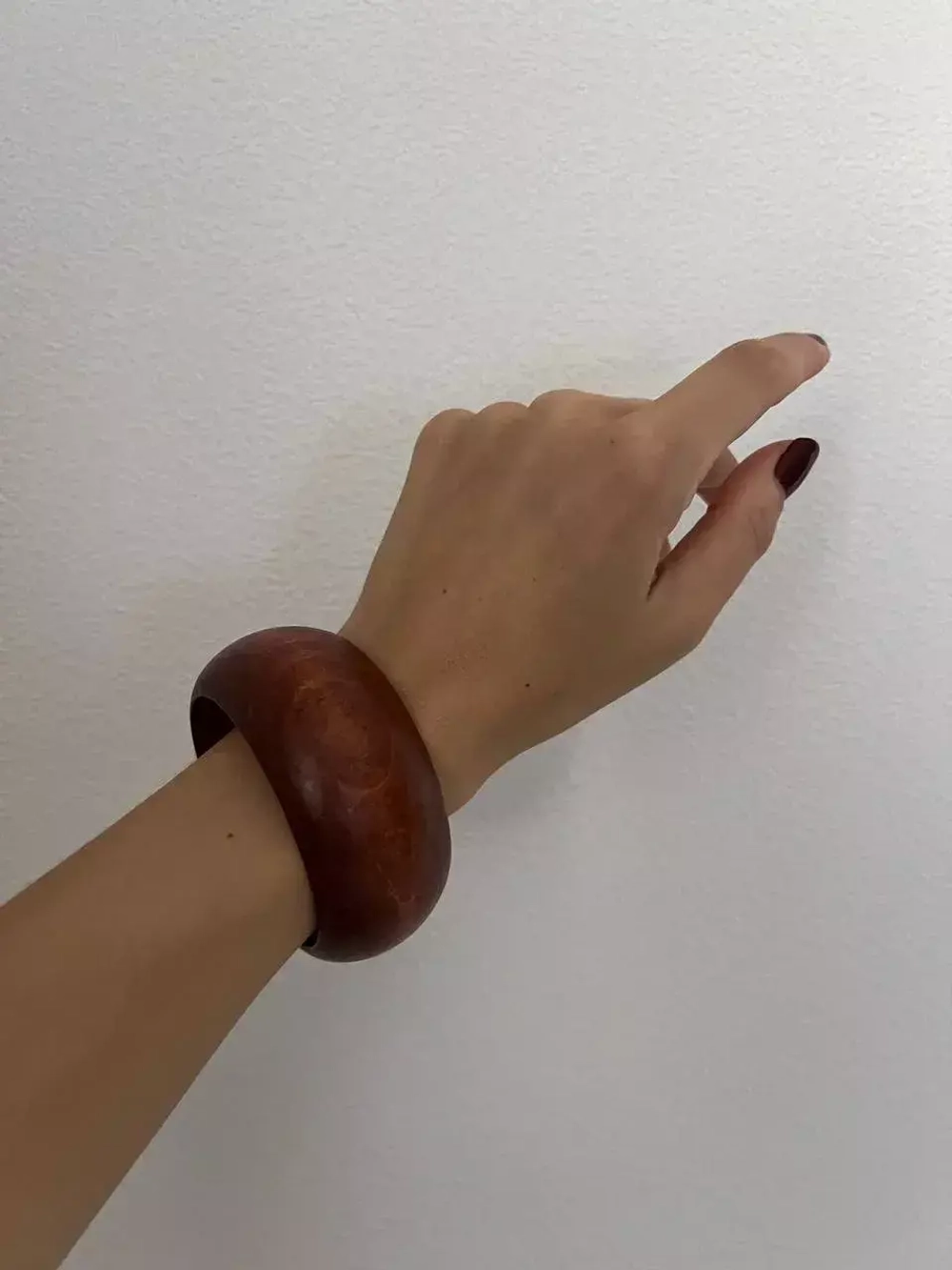 Браслет из смолы Дерево, Коричневый