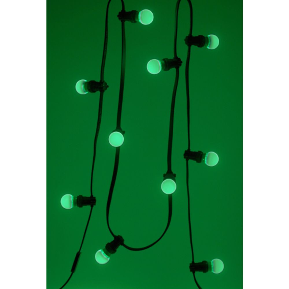 Лампа светодиодная ЭРА STD ERAGL50-E27 3Вт груша зеленый для белт-лайт Е27