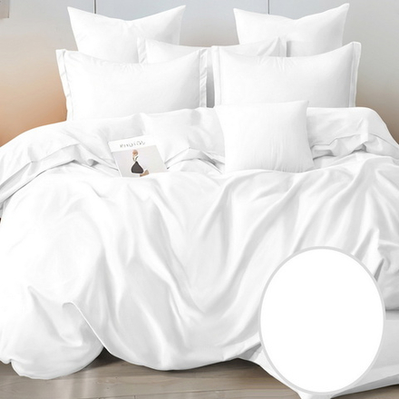 Комплект постельного белья "IS. БЕЛЫЙ", поплин, 100% хлопок, Россия.