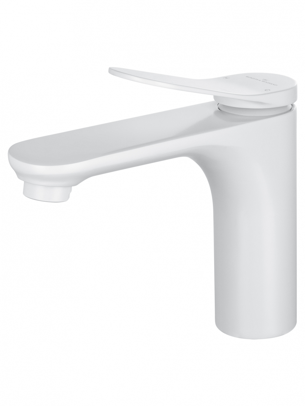 Смеситель для раковины WONZON & WOGHAND, Белый матовый (WW-A40482-MW)