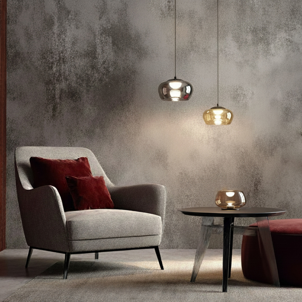 Подвесной светодиодный светильник Denkirs Floa DK6741-BK+AM