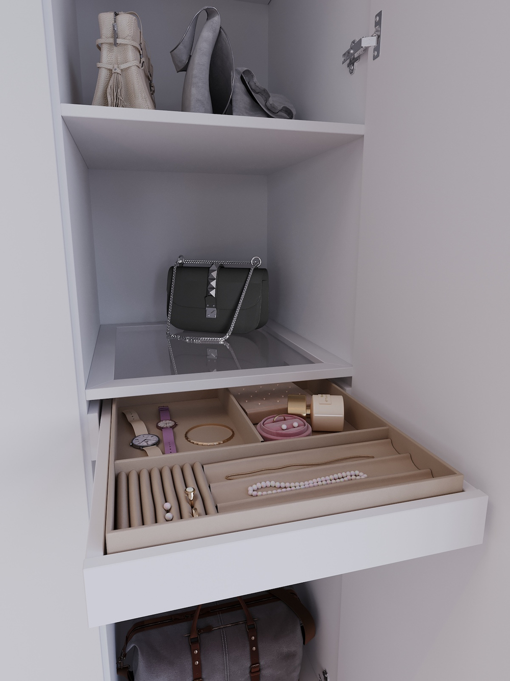 Шкаф для одежды, шкаф, Даллас, белый 80-699