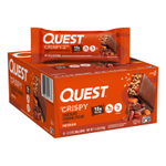Quest Nutrition, Hero Protein Bar, хрустящий шоколад с карамелью и пеканом, 12 батончиков, 60 г (2,12 унции)