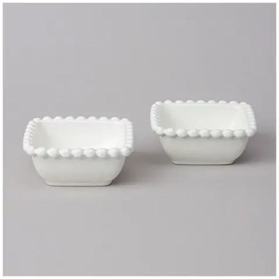 Набор салатников квадратных lefard pearl 2 шт. 10*4 см 120 мл