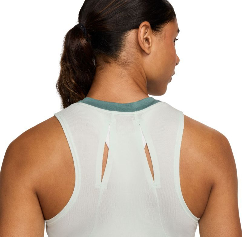 Женский топ теннисный Nike Court Dri-Fit Advantage Tank - зеленый