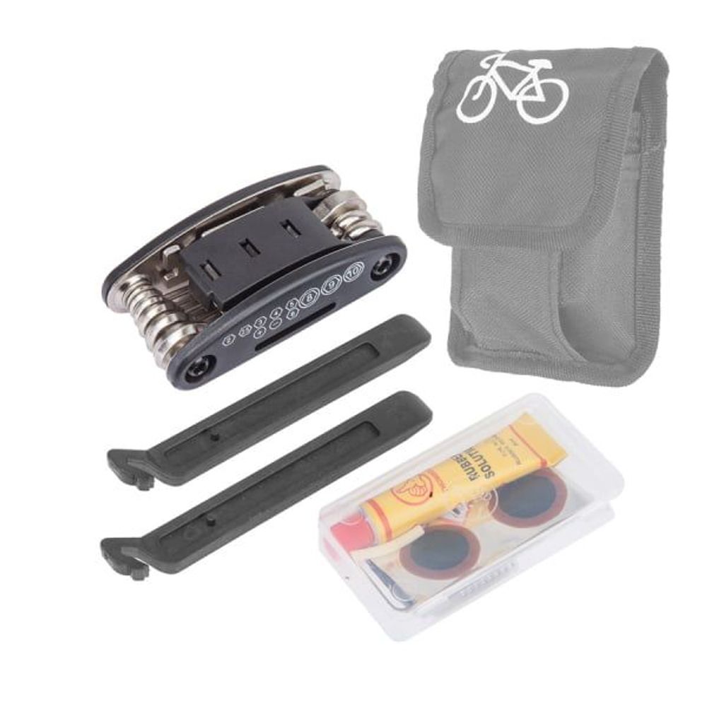 Набор велоинструментов KL-9809 Kenli из 9-ти предметов в футляре/230142