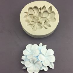 Молд силиконовый для творчества " Цветы плюмерии" 6 см / Форма для мыла, воска, гипса и эпоксидной смолы
