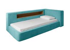 Диван-кровать Cube c нишей L (бирюзовый)