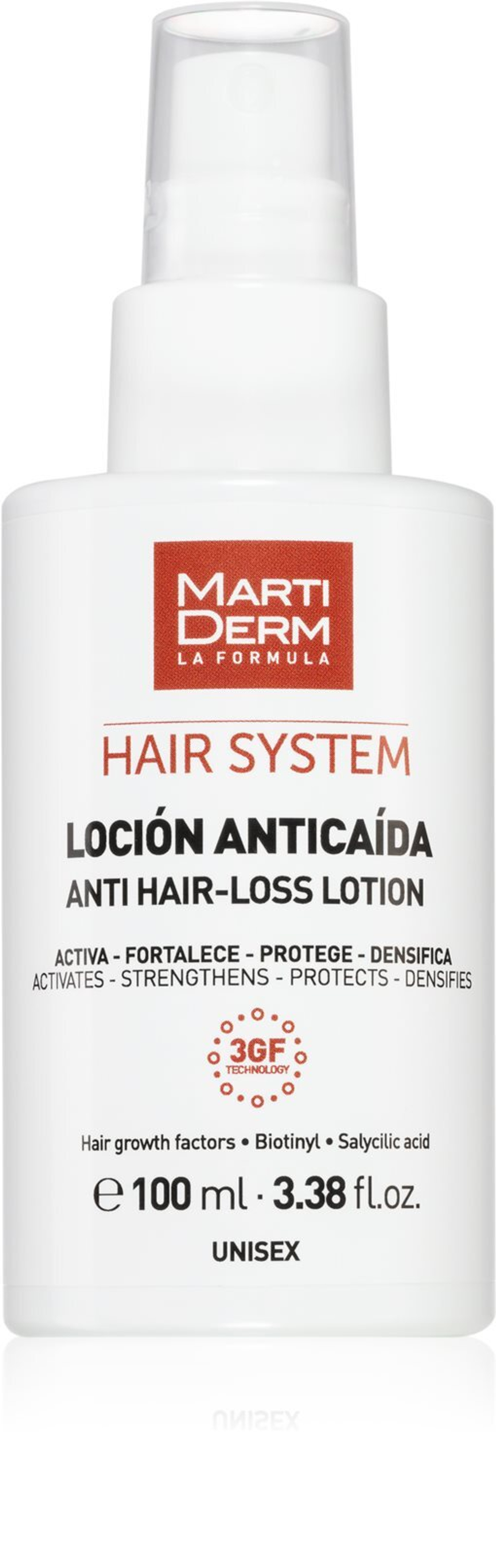 MartiDerm Hair System - спрей для лечения выпадения волос /   100  ml  / GTIN 8437015942117