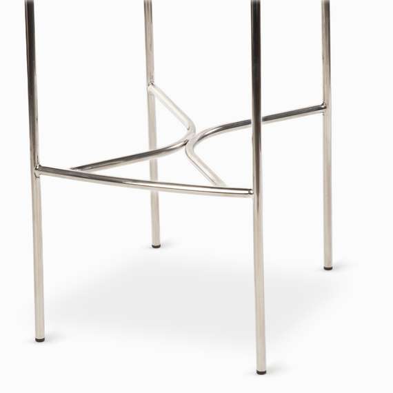 Барный стул Rider, серая ткань, ножки хром