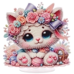 Набор для творчества на акриловой подставке «DIAMOND», котенок, 24*24.5см, (коробка)