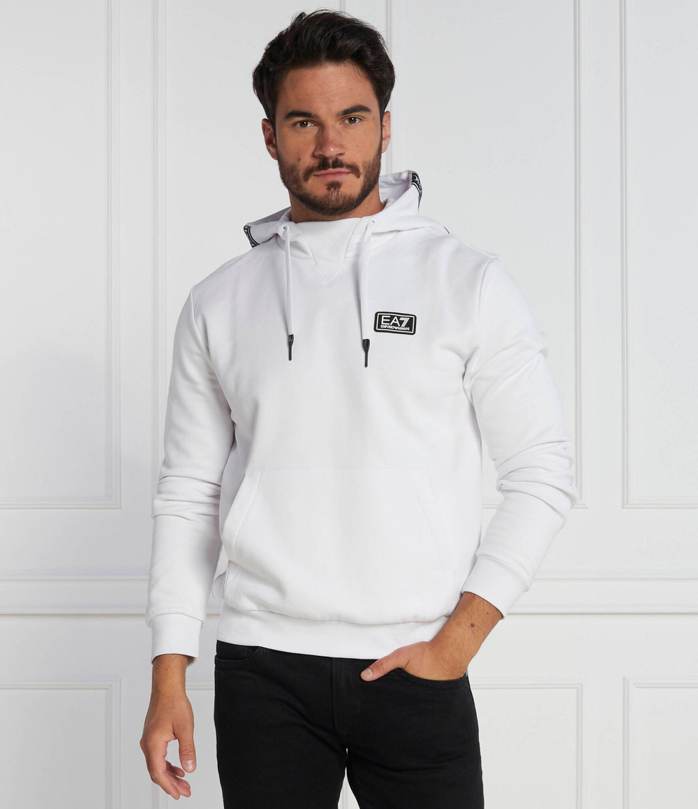 Худи EA7 - белый(6RPM15 PJ07Z)
