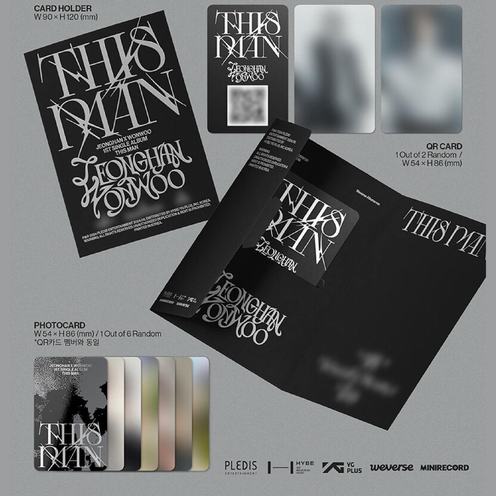 Альбом JEONGHAN x WONWOO - THIS MAN [Weverse Albums ver.]