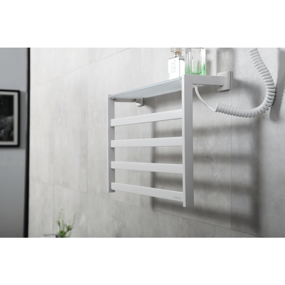 Полотенцесушитель N-333W Matt White (580х350x130)