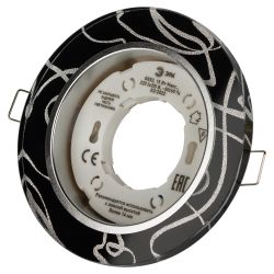 DK80 WH/BK Светильник ЭРА под лампу Gx53, 220V,13W, белый/черный