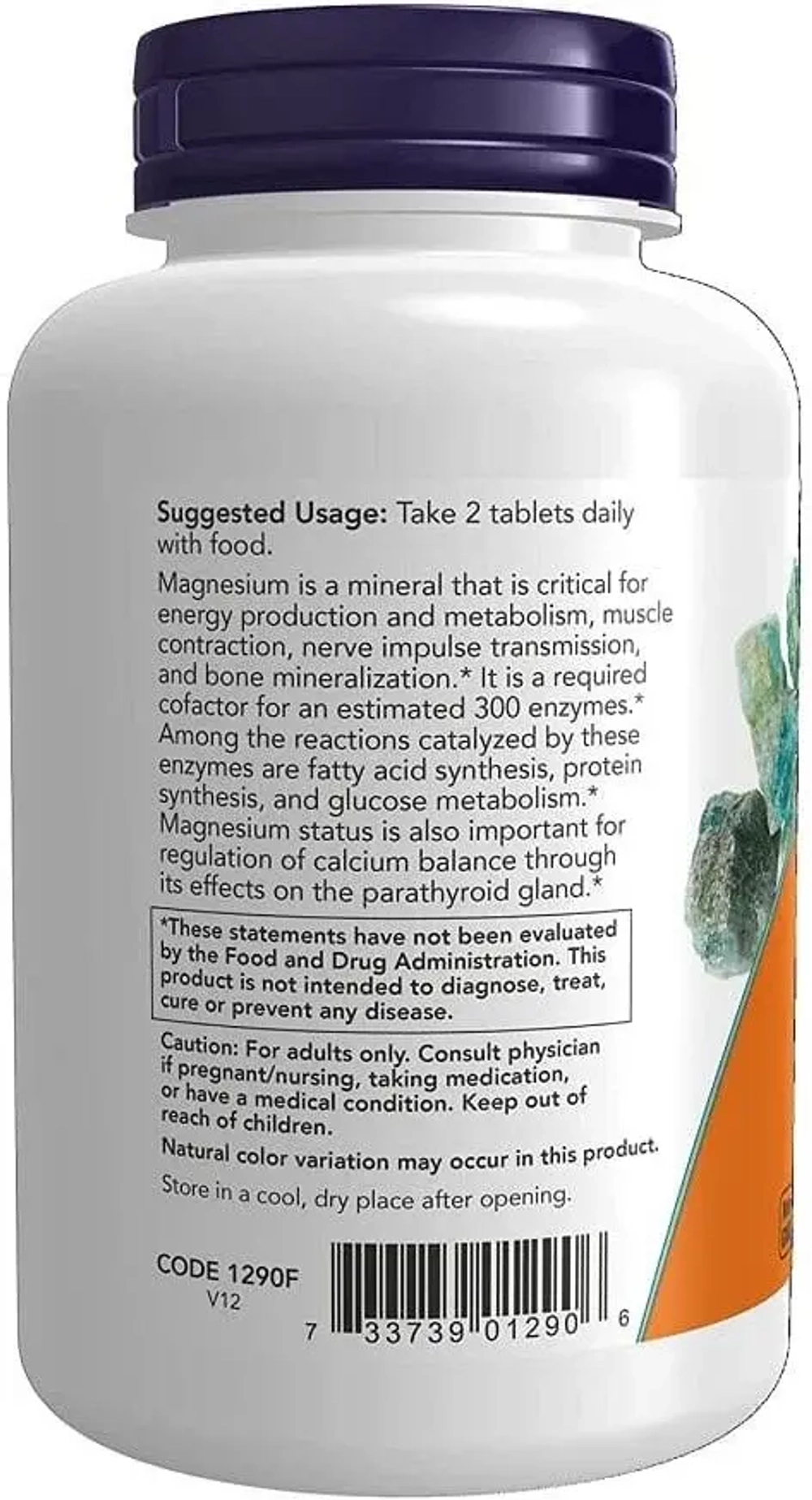 Витамины NOW Magnesium Citrate 100 таблеток