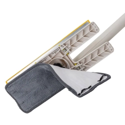 Швабра с отжимным механизмом''бабочка''и скребком WMC TOOLS WMC-3H(white)