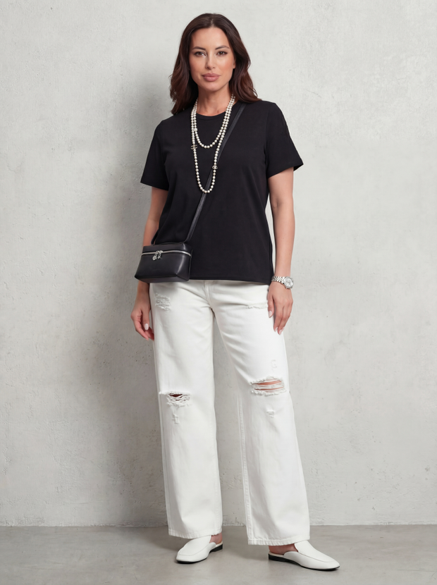 Базовая футболка черного цвета