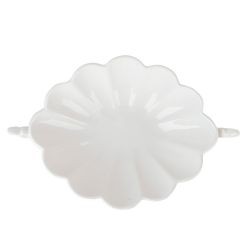 Салатник с ручками на ножке " " 36*24*10,5см v=1800мл. (фарфор) (подарочная упаковка)