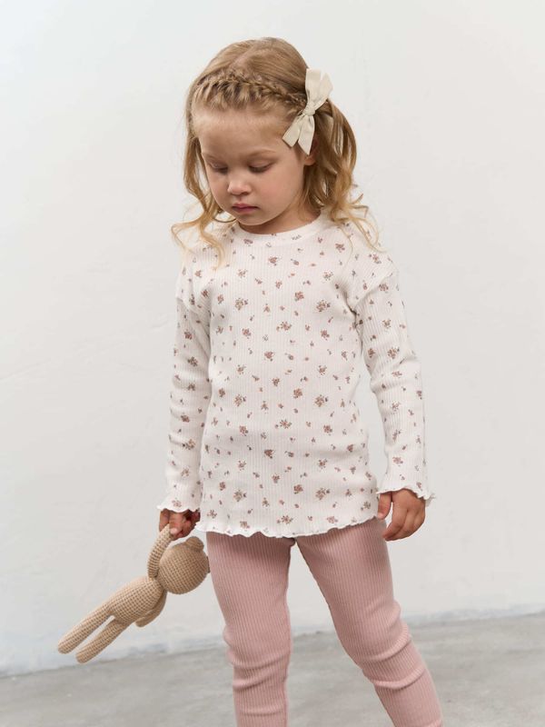 Лонгслив в рубчик 