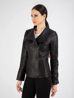 Кожаная куртка демисезонная косуха