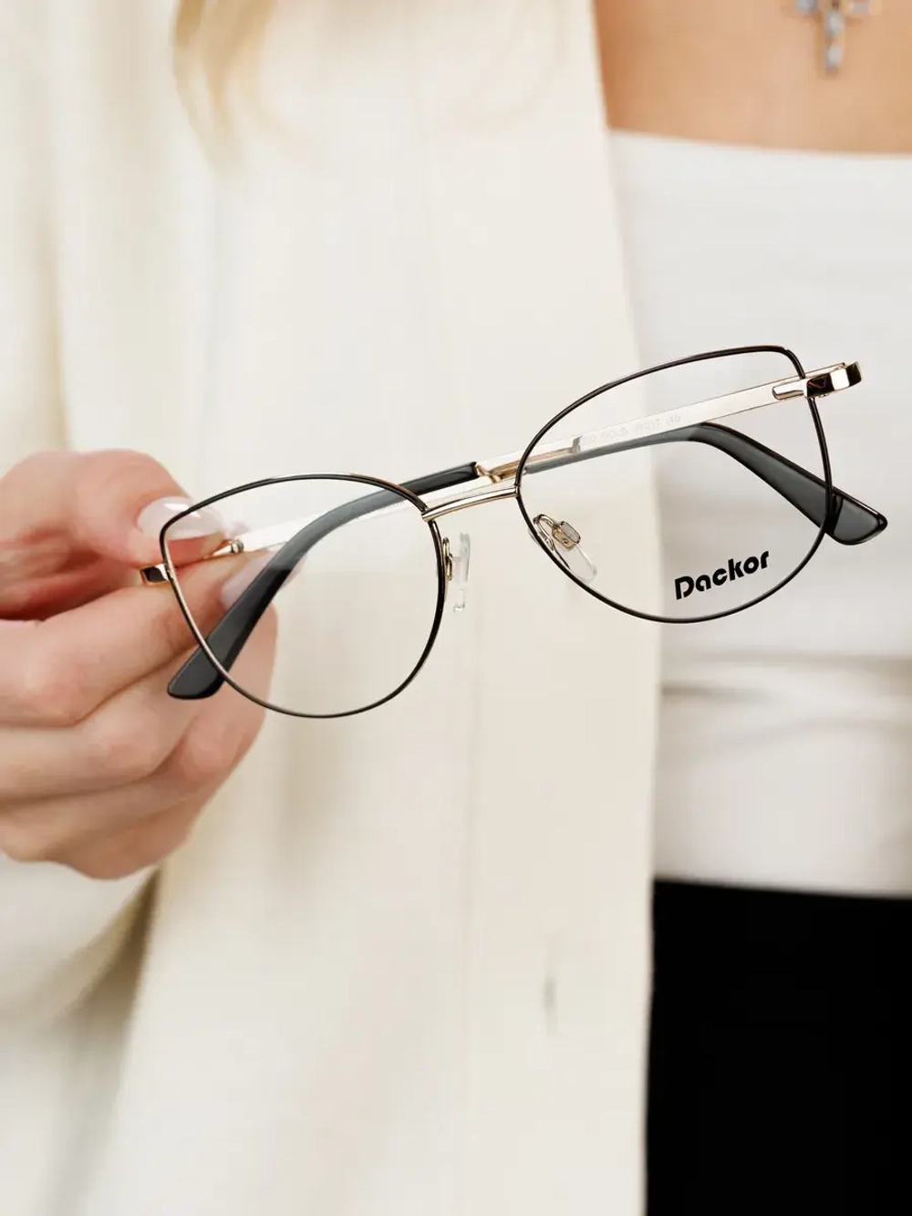 Оправа для очков для зрения металлическая брендовая