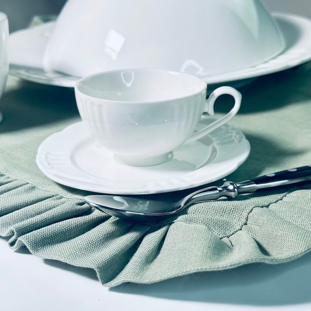 Lenardi 118-159 Кофейный набор 12пр. 100мл RESTO в под.уп.(х8)Фарфор