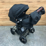 Детская коляска Luxmom 608 3в1 (черный)