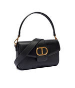 Кожаная сумка через плечо TWINSET - черный(242TB7090)