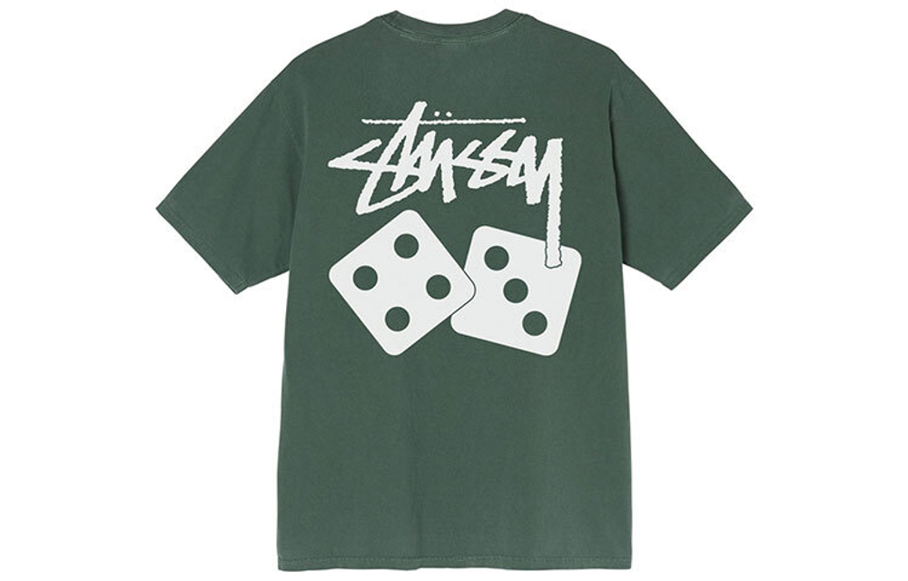 Футболки Stussy Dice Pigment Dyed Tee Logo T, 1904721