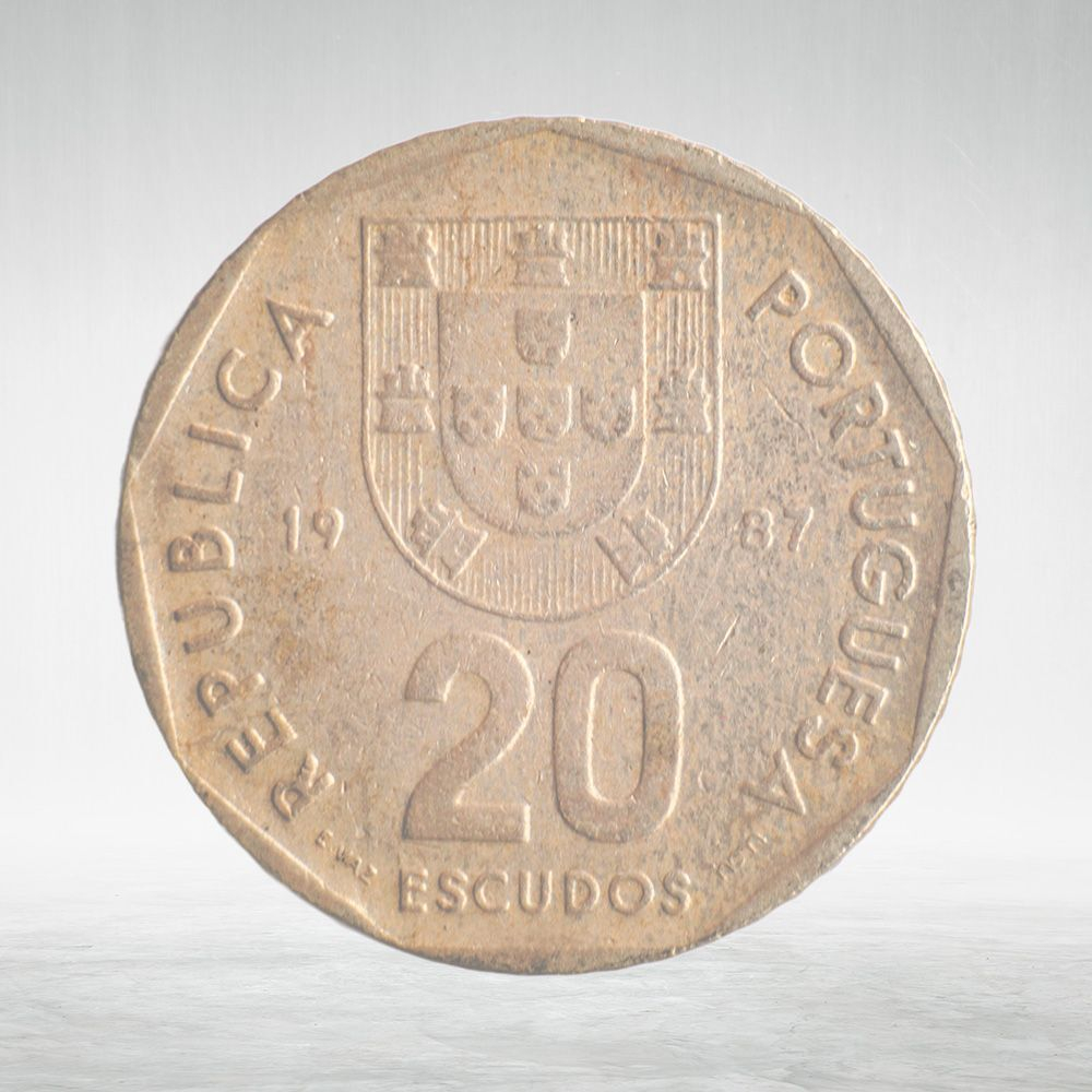 Portugal, 20 Escudos, 1987, F