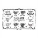 Сервировочная салфетка прямоугольная 26х41 см Кофемания