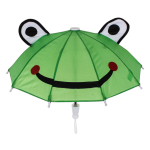 Зонт детский, зеленый, 18см, 6-5