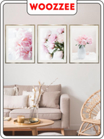 Набор постеров "Перламутровый пион" 3шт.