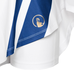 Женская теннисная юбка Quiet Please Retro Stripe Bounce Skirt Women - White, Blue