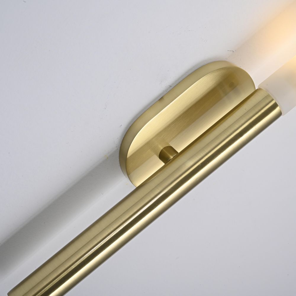 Бра Rousseau Small Bath Sconce Brass By Imperiumloft