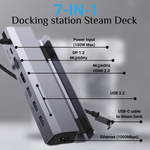 Steam Deck Ultra JSAUX Mate (Valve Steam Deck LCD 512GB + дополнительный чехол + док станция + стекло матовое + радиатор SSD)