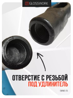 Glosswork Water Squeegee Сгон для воды из мягкой резины, 25 см