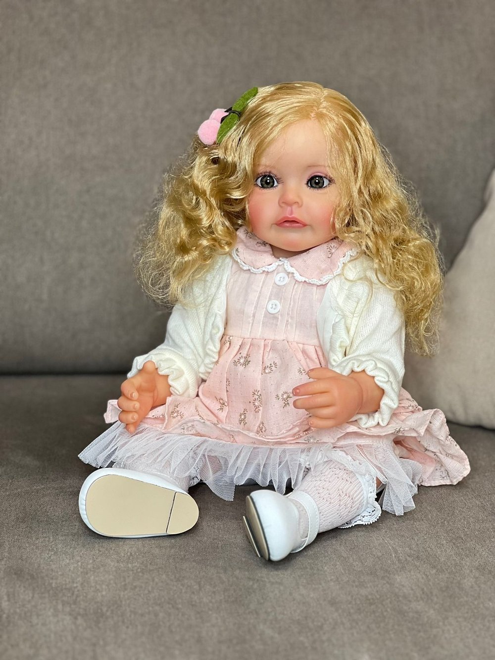 Кукла Реборн виниловая 55см в пакете (FA-556)