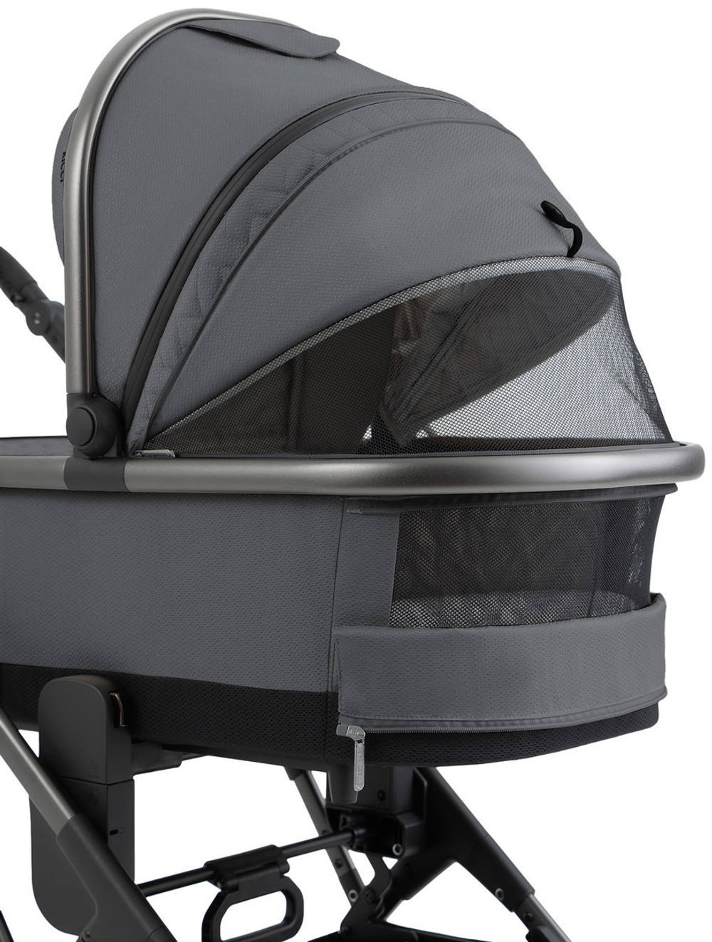 Коляска 4 в 1 Sweet Baby Ricci Air + автокресло Elegante Plus с базой i-Size ISOFIX DK780 Steel Grey (Air)