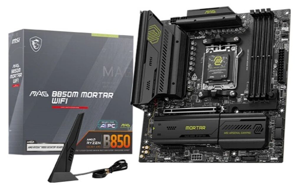 Материнская плата mATX MSI MAG B850M MORTAR WIFI