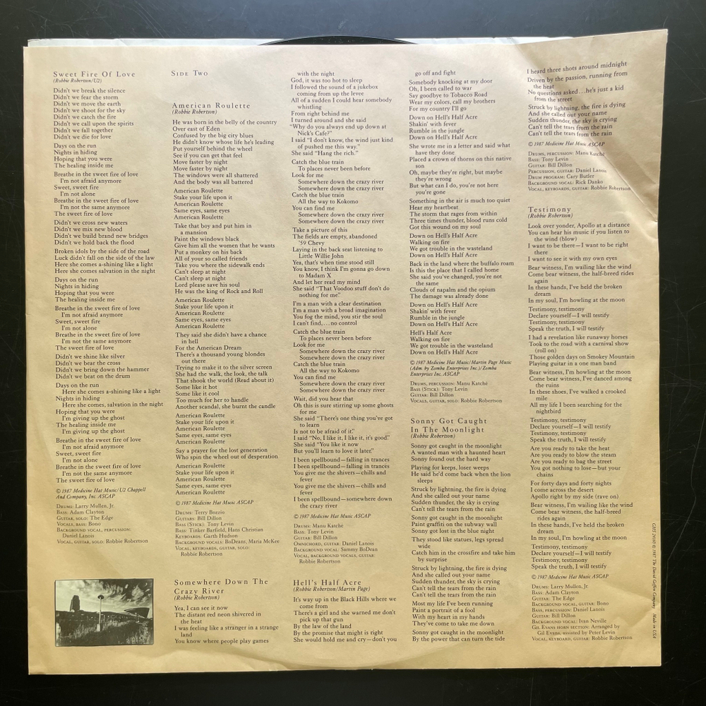 Robbie Robertson ‎– Robbie Robertson (США 1987г.)