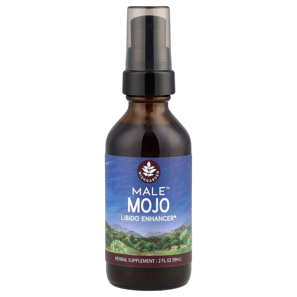 WishGarden Herbs, Male ™ Mojo, усилитель либидо, 59 мл (2 жидк. Унции)