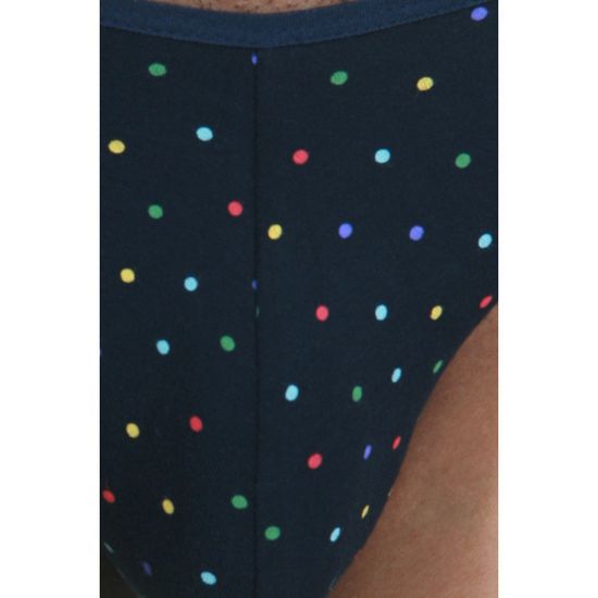 Мужские трусы слипы темно-синие DARKZONE DZN6514