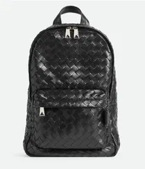Рюкзак Bottega Veneta Intrecciato черный